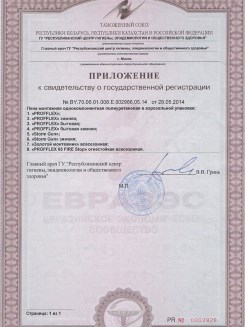 2015.03.25 Люберцы - Приложение к сертификату, Профили поливинилхлоридные системы Rehau.