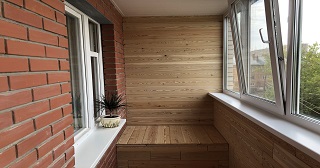 Отделка, остекление, утепление балконов в Люберцах от 206 руб. м/2.