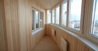 Отделка, остекление, утепление балконов в Люберцах от 206 руб. м/2.